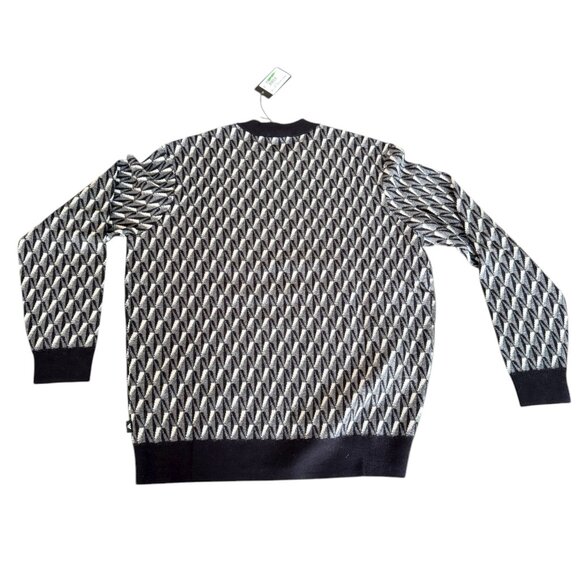 Emporio Armani 7V1MXX Geometric Print Men's crewneck sweater, Size XL - Picture 4 of 12